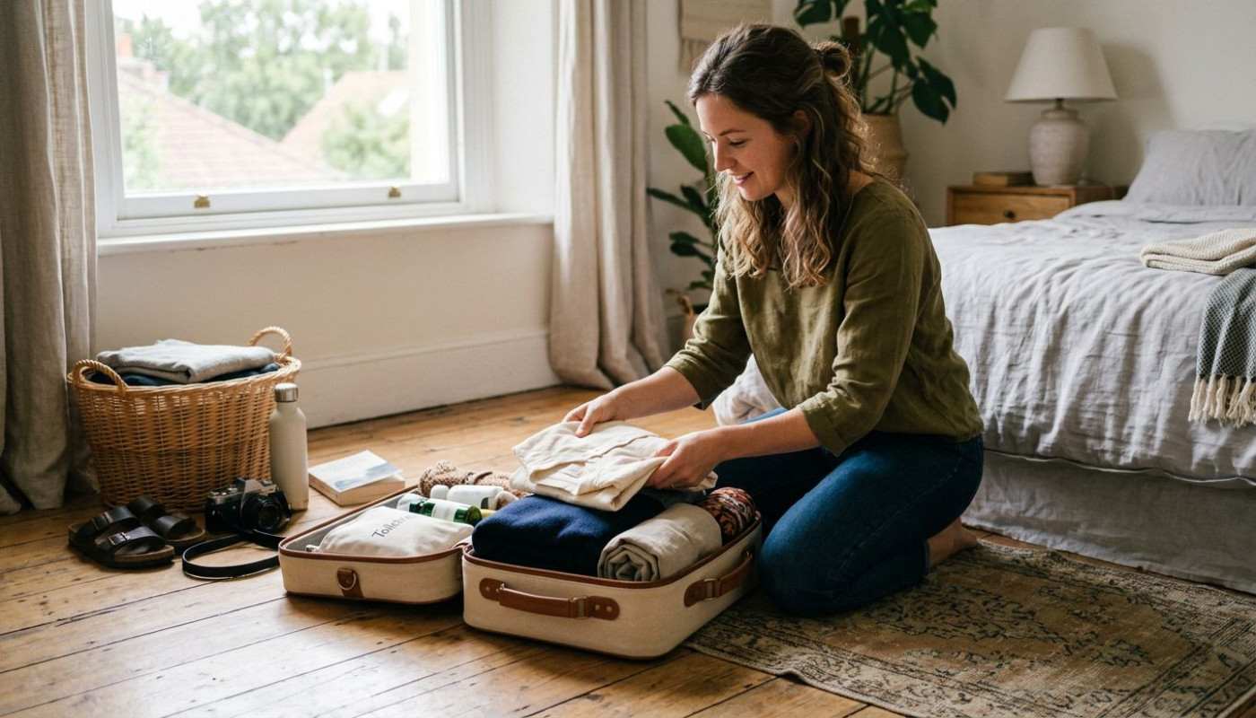 Viaggiare leggeri: la sfida di una moda sostenibile in valigia